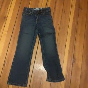 Blue bootcut jeans size 6 for kids